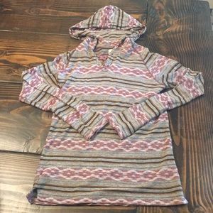 Navajo Pattern long sleeve hoodie